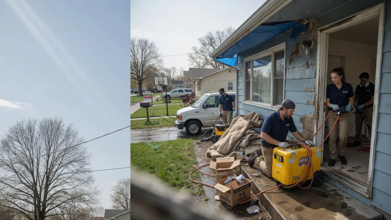 Basement Flood Cleanup in Canehill, AR near me
